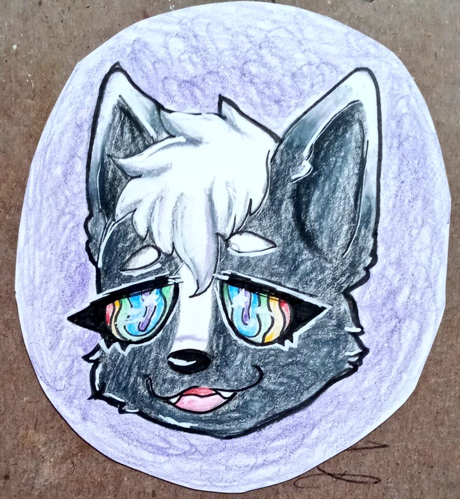 NEED TO FILL LAMINATE SHEETS BADGE GIVEAWAY!!!
Rules:
°4 spots
°Rt+follow
°tag some1 (optional)
°comment w ref (optional)
Thats rly it! Winner will be chosen  Monday afternoon 6/26/23 :3c 
Badge is mini size 3-4 inches, shipped free, name can be added, trippy eyes optional