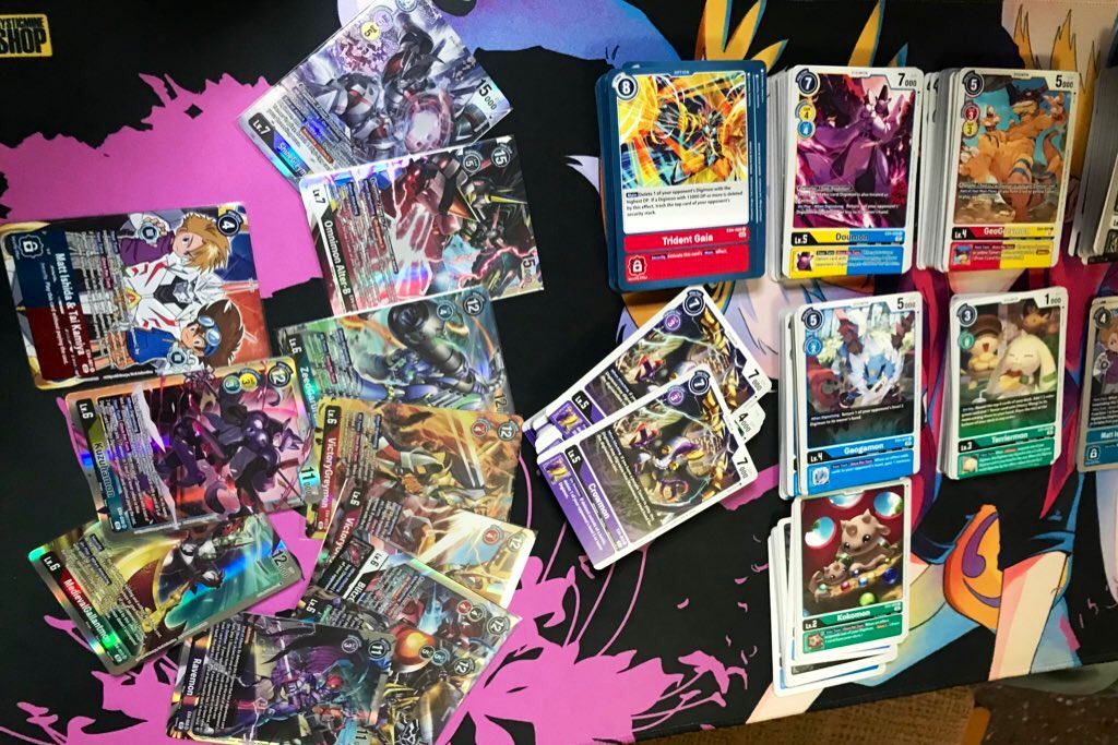 Ya hemos abierto la caja de #DigimonTCG de EX04 y ha sido un ÉXITO 💜 gracias <a href="/Mysticmineshop/">Mystic Mine Shop</a>