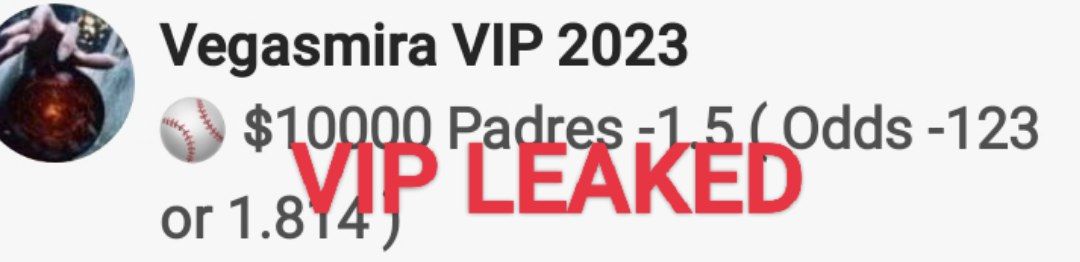 TIPSTERS VIP LEAKED FREE on Twitter: "#VegasMira"