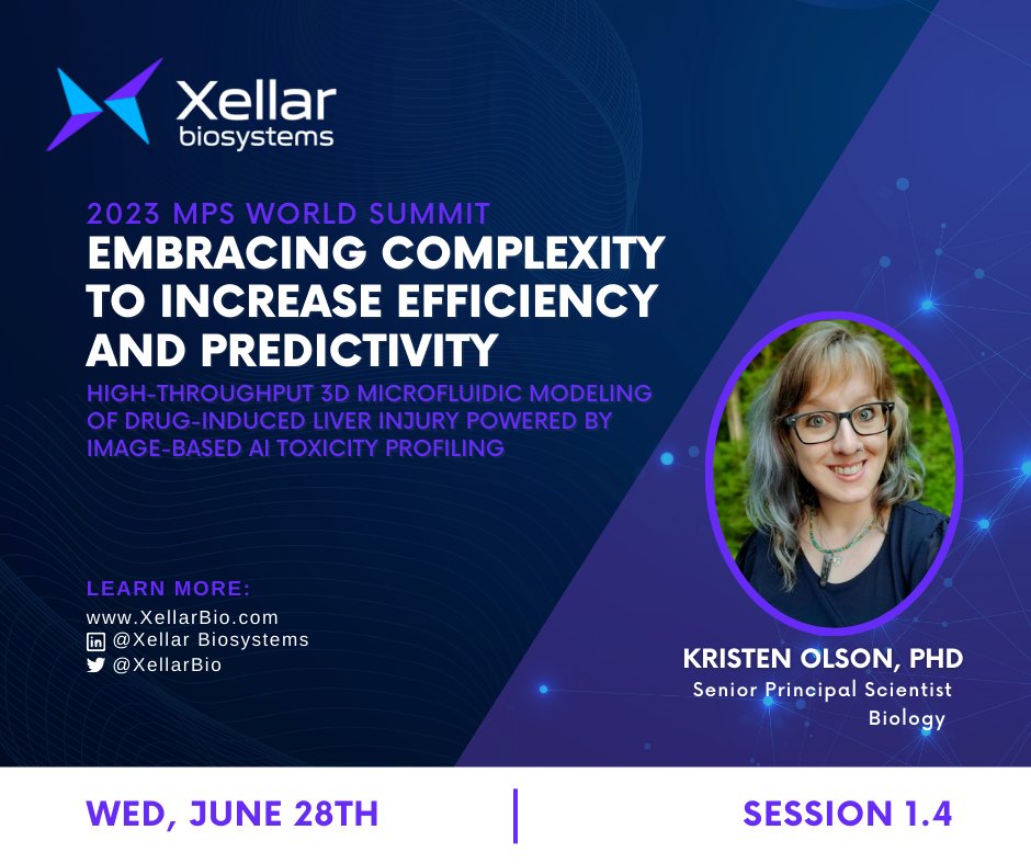 Come meet us and get a glimpse into the research at @XellarBio.  Join us for the full presentation at the upcoming #MPSWorldSummit2023 in #Berlin!

📆 Presentation Date: Wednesday, June 28th 
🌍 Location: MPS World Summit, Booth #19

#organonachip  #research #drugdiscovery