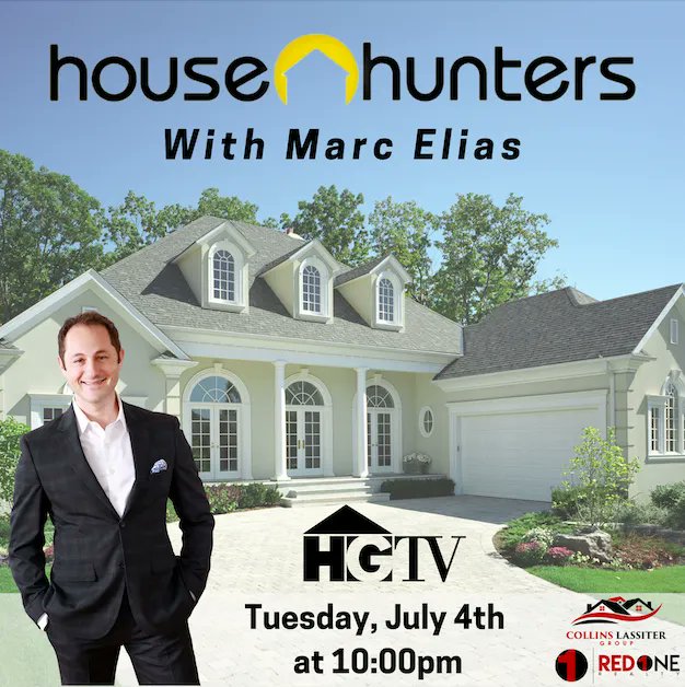 The Collins Lassiter Group is proud to promote House Hunters Columbus, OH featuring our very own Marc Elias. Tune-in on HGTV July 04th at 10:00pm!