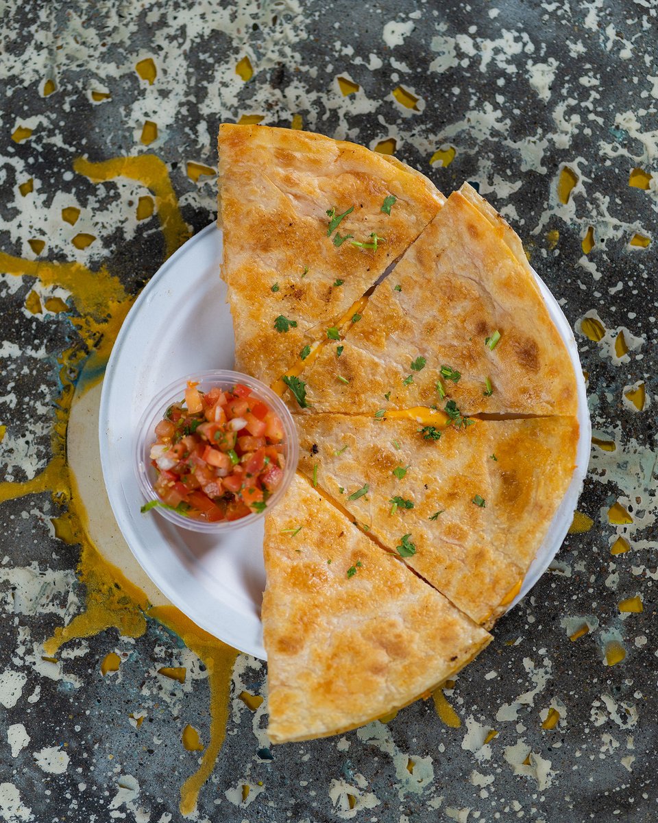 A perfect photo of our Cheese Quesadillas