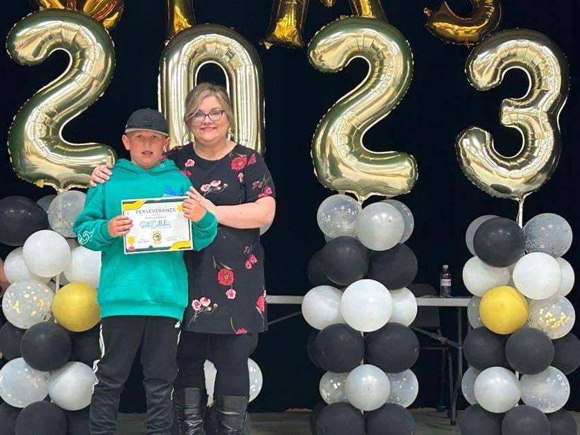 An award given to the one student from each homeroom who keeps trying and never gives up, regardless of what the outcome may be.