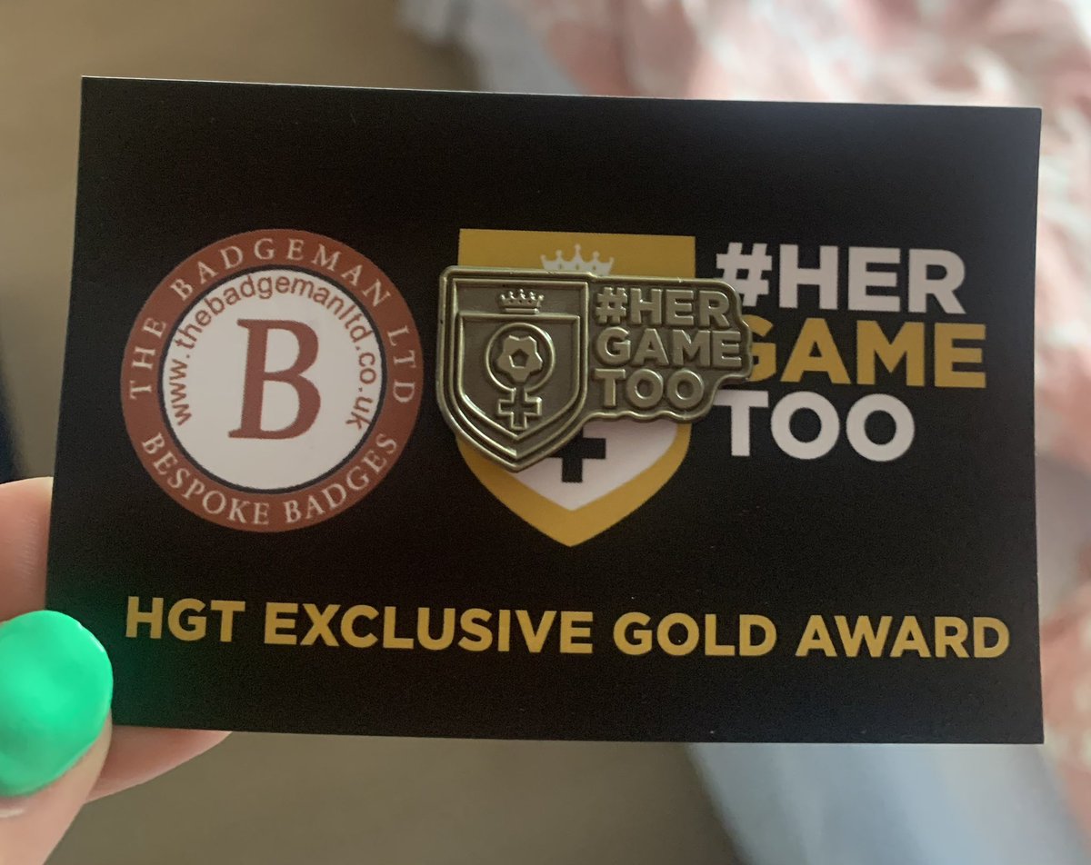 you are simply the best @thebadgemanltd 🫶 #HerGameToo