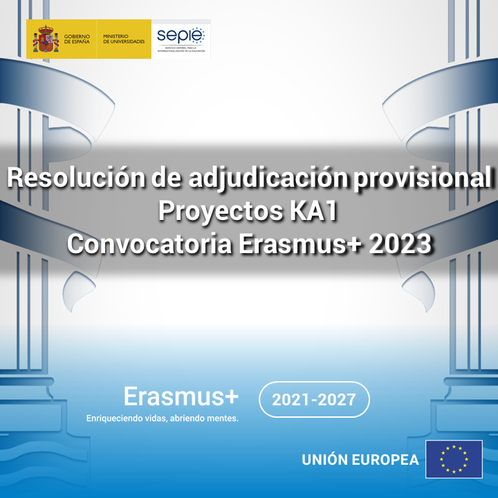 Publicados los listados provisionales de solicitudes #ErasmusPlus KA1 seleccionadas, en lista de reserva y rechazadas (KA121, KA122, KA131, KA171) y Acreditación Erasmus para consorcios de movilidad de Educación Superior (KA130). Convocatoria 2023
👉 sepie.es/convocatoria/r…