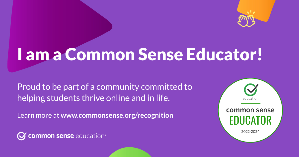 catherines1268's tweet photo. @CommonSenseEd #CSEducators https://t.co/r0lFPJFkhc