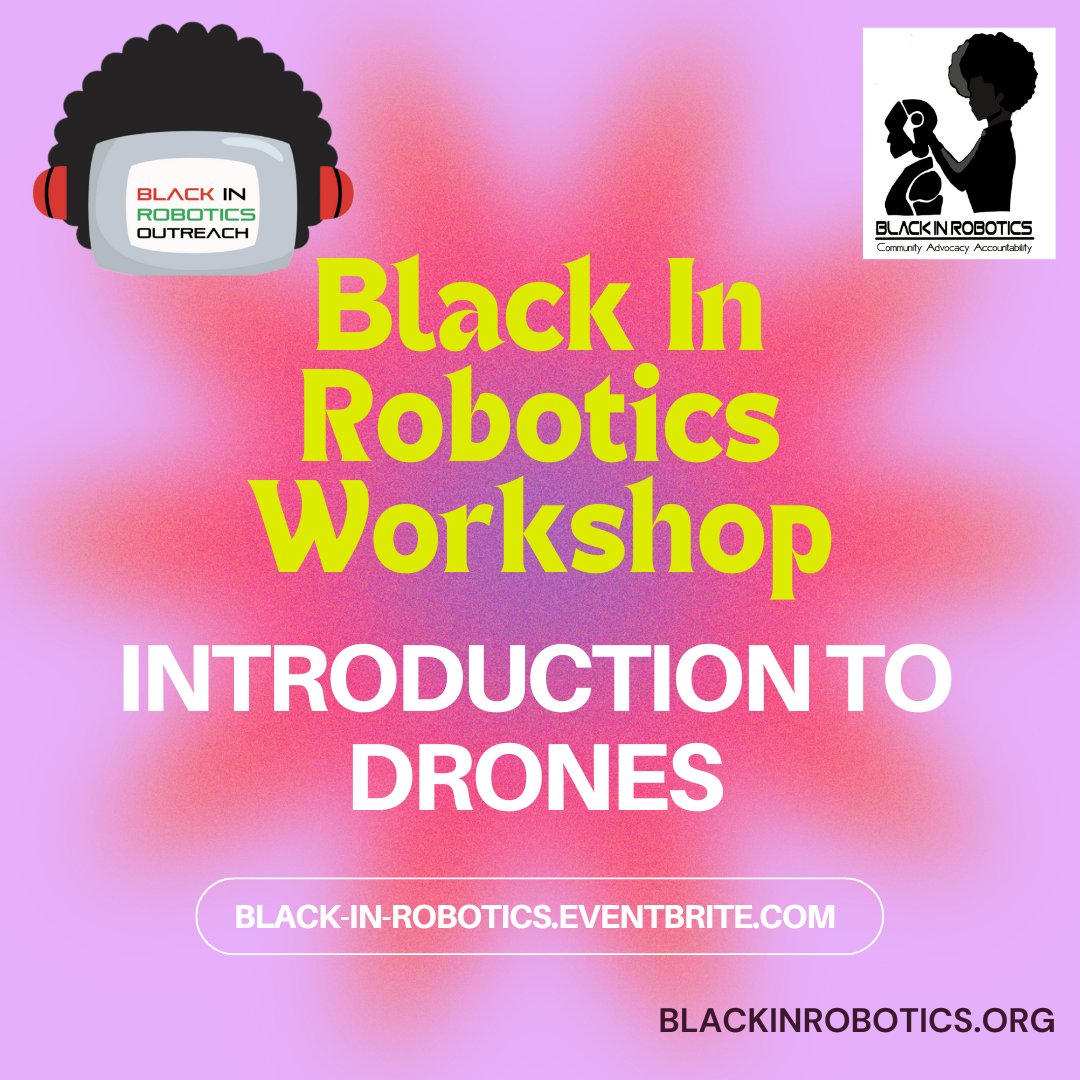 Have you heard about the #BlackInRobotics summer workshop series? We have 4 and maybe more coming. It's not too late to fill your summer and fall with great learning opportunities. Python, Arduino, Raspberry PI Pico, AI and more! black-in-robotics.evenbrite.com Thanks to our sponsors.