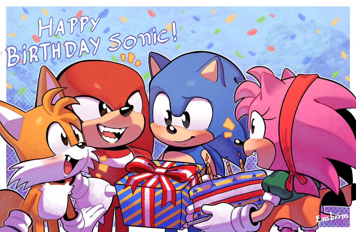 Happy Birthday Sonic!
#SonicTheHedeghog #Sonic32nd #ソニックバースデー2023