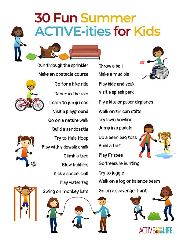 My Active Ingredient (@myactivingrednt) on Twitter photo Kids are less active during the summer. One study found physical activity dropped by 30% over the summer break 🙁
How can we create an active summer?
-by setting goals
-using an activity tracker
-celebrating milestones
Check out <a href="/activeforlife/">activeforlife</a> for fun summer activities 🛝🤸♀️🚵♂️ Kids are less active during the summer. One study found physical activity dropped by 30% over the summer break 🙁
How can we create an active summer?
-by setting goals
-using an activity tracker
-celebrating milestones
Check out <a href="/activeforlife/">activeforlife</a> for fun summer activities 🛝🤸♀️🚵♂️