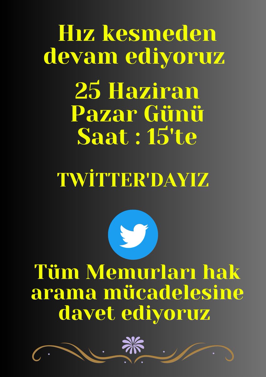Memur olarak hakkımızı istiyoruz. Bayramdan önce hız kesmeden mücadeleye devam ediyoruz. Unutmayalım, birlikten kuvvet doğar 💪