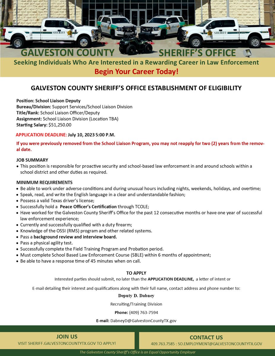 Galveston County SO (@gcsotexas) on Twitter photo 