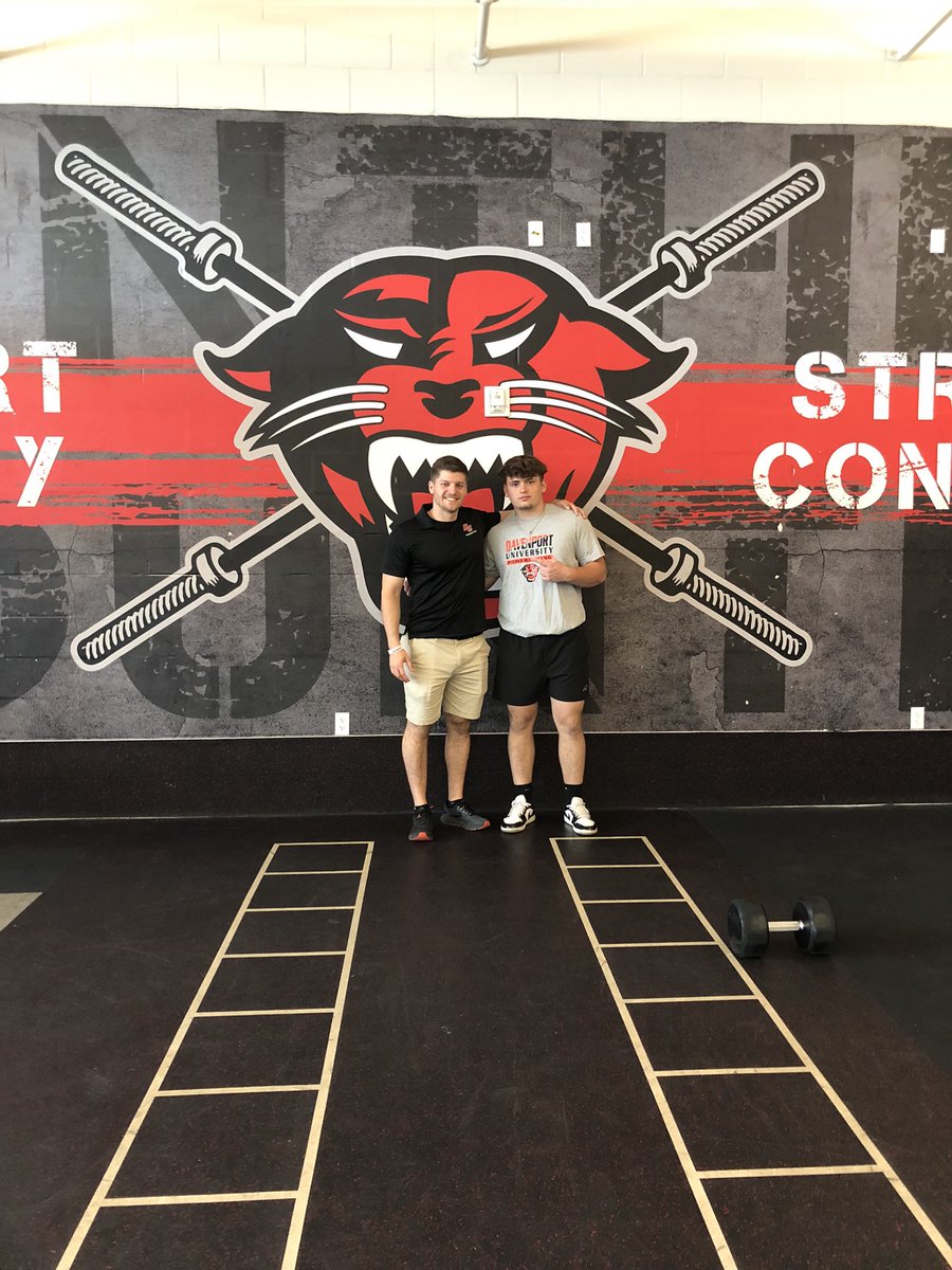 BlakeWendt2's tweet photo. After an amazing tour and talk with Coach Connor, I’m blessed to receive a scholarship offer to @du_powerlifting https://t.co/ttDVUrWyKL