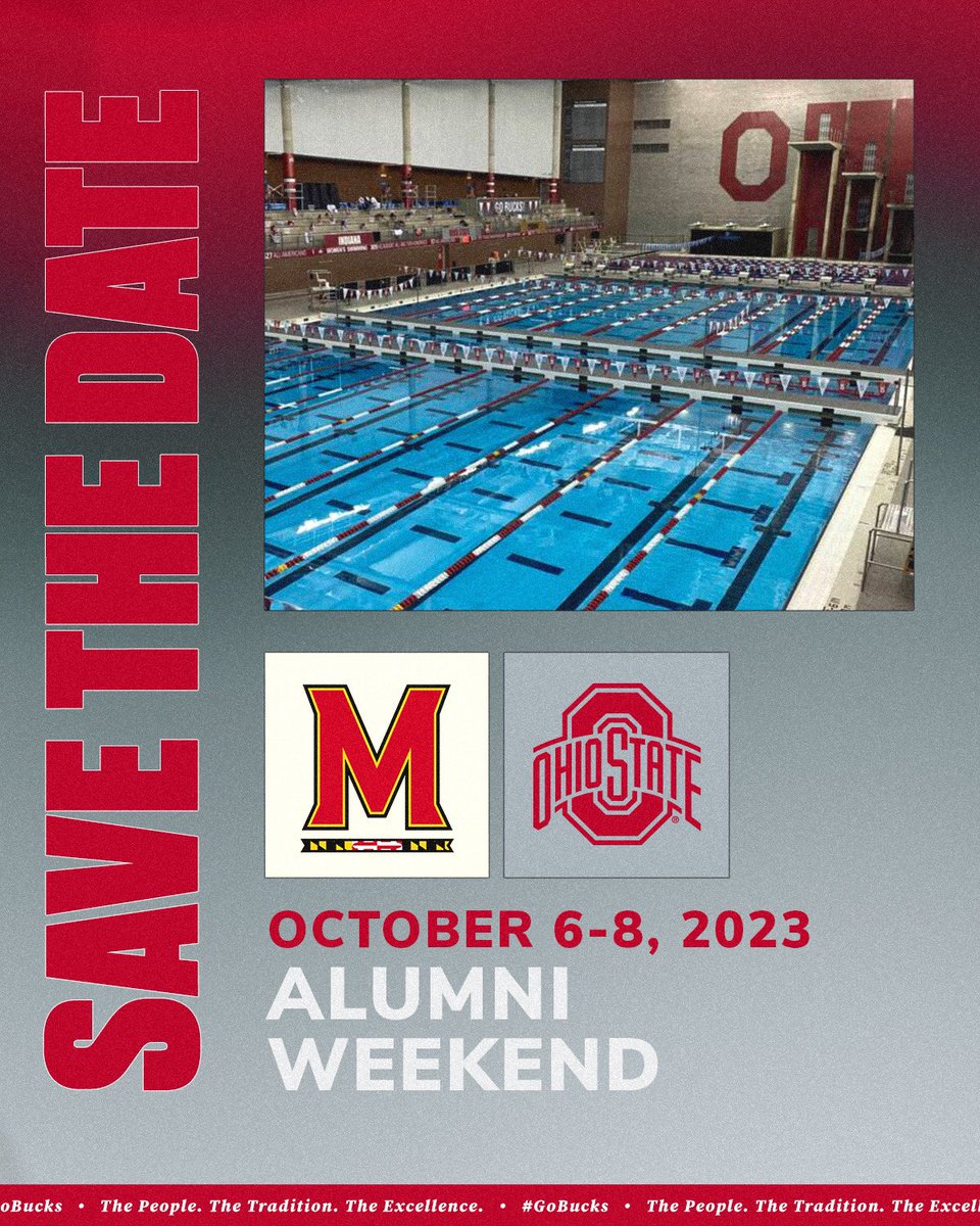 Mark your calendars 🗓️

This year’s Alumni Weekend will be October 6-8 and we can’t wait to see you there, Buckeyes‼️

#GoBucks