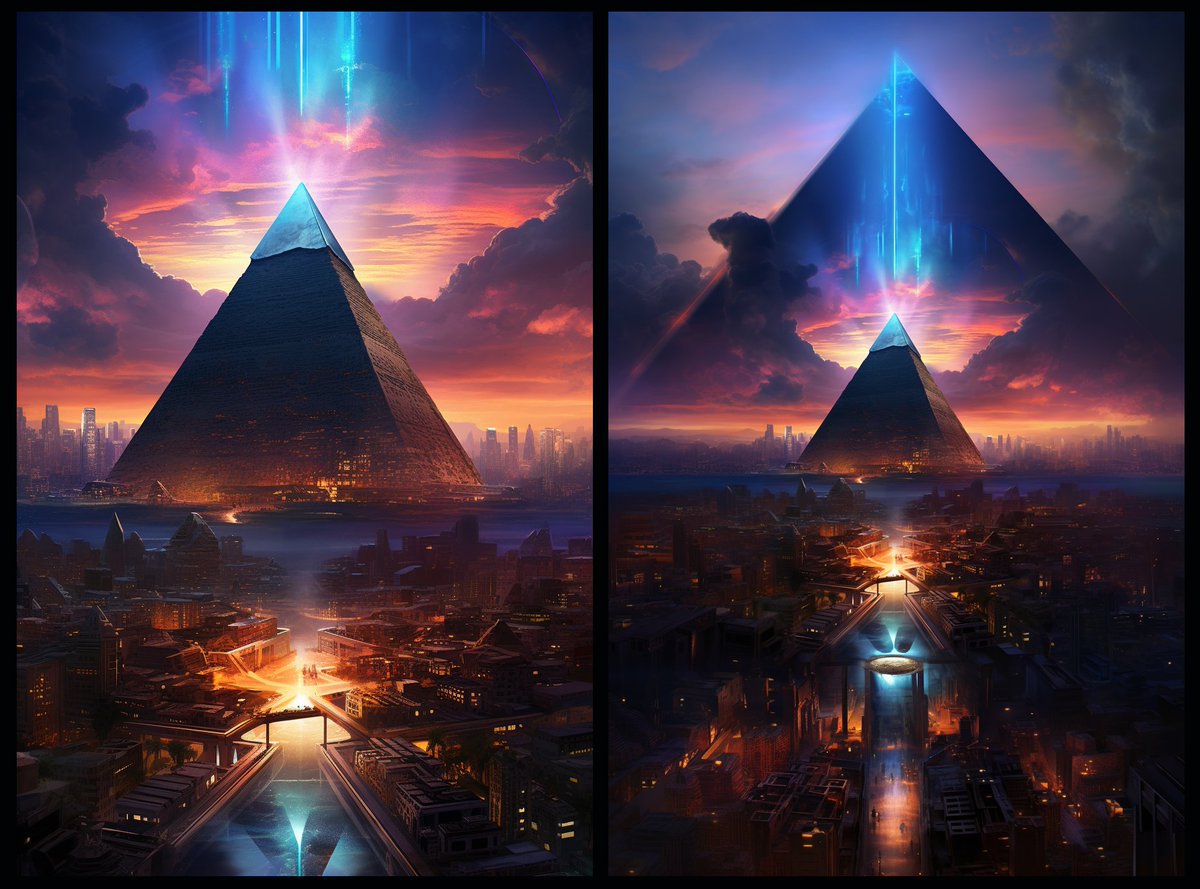 Incredible new feature

#AIArt #aiartcommunity #midjourneyV52 #scifi #pyramid #neonpunk