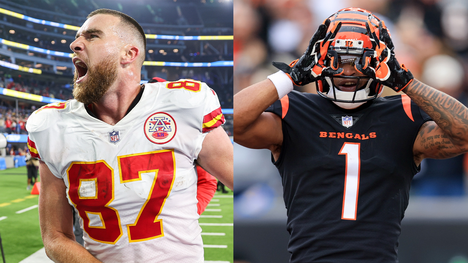 Around The NFL on Twitter: "Chiefs TE Travis Kelce answers Bengals WR Ja'Marr Chase's "Pat who?" comment: "If you want to talk your (expletive), talk your (expletive) ... Just better back it