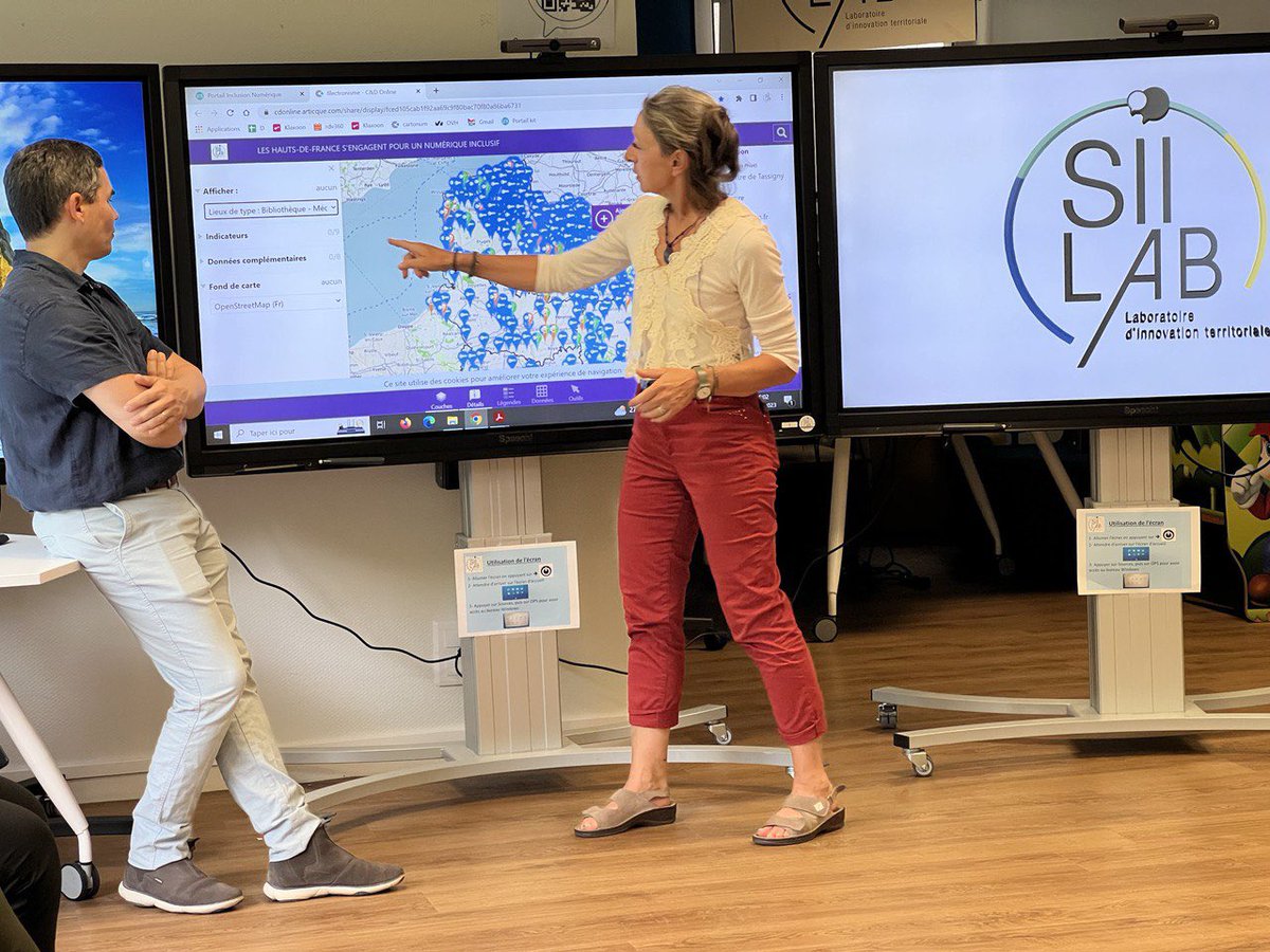 Visite du SIILAB, laboratoire d'innovation publique, pour échanger sur l'inclusion numérique des personnes âgées. 🖥️ 

Merci à tous les réseaux d’acteurs engagés sur les territoires qui accompagnent nos aînés vers la e-santé.