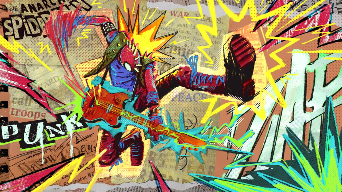 GET ZAPPED!!
#SpiderVerse #Spiderpunk