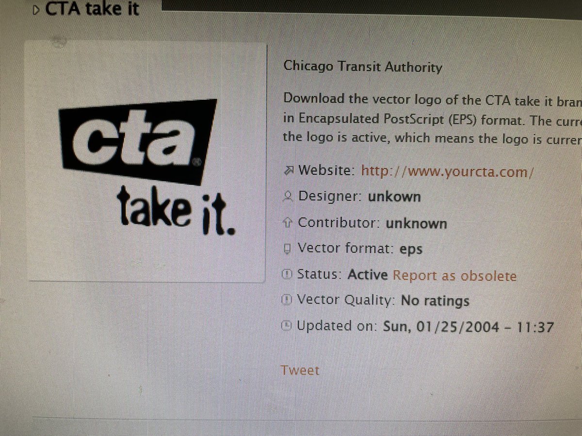Why did the CTA ever get rid of this logo !!!