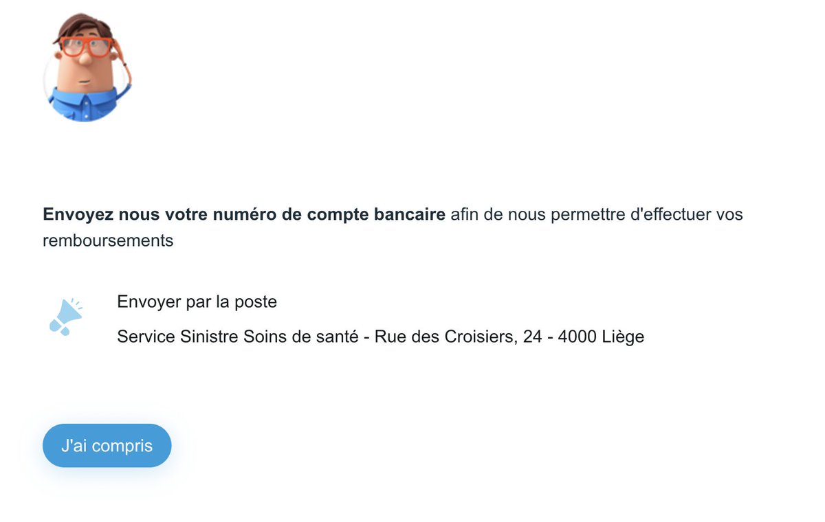 VanMarkic's tweet photo. @EthiasFR vous avez pas envie de vous/nous faciliter un peu la tâche ? Envoyez un numéro de compte en banque par la poste en 2023 : est-ce vraiment nécessaire ? https://t.co/l9mdIXUL1l
