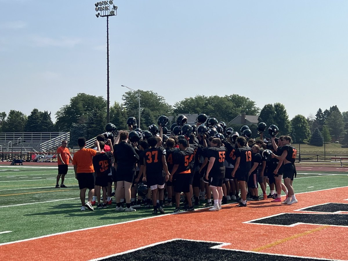 CoachPossley's tweet photo. Thank you to the families, players, and coaches for all their effort during June camp. Had an absolute blast with @STCEFootball this month. Practice, Workouts, Squad Competitions, 7v7, Youth Camp, and Team Camp. Awesome 3 weeks. Enjoy the hard earned break SAINTS! 

#SAINTSPRIDE https://t.co/QS5XGgDfc0