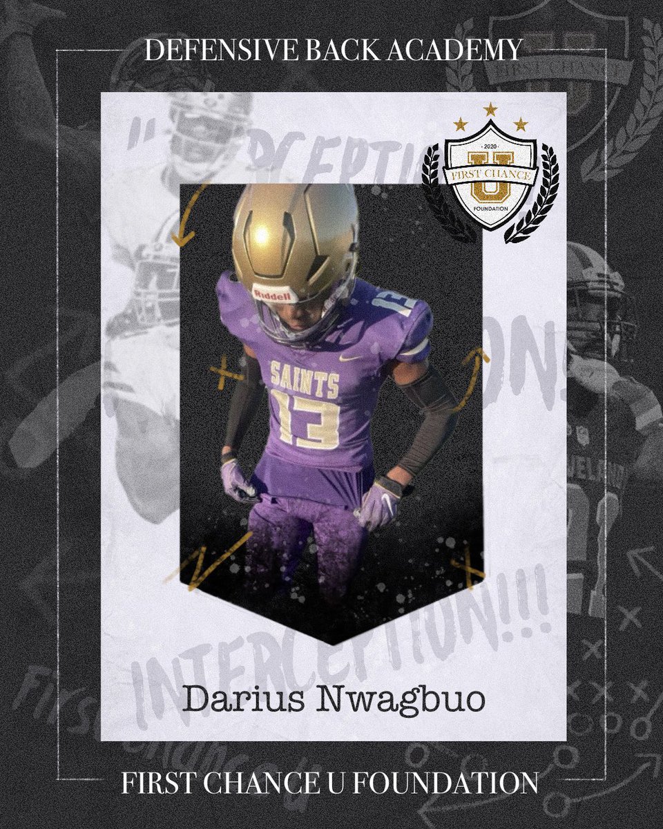 FirstChanceU_'s tweet photo. I’M IN! 🏈
Darius Nwagbuo ‘26- 
Saint Augustine HS (San Diego, CA). 

#DJNwagbuo 
#FirstChanceU
#Saints 
#DBAcademyIII 

@DJ_Nwagbuo 
@ThisIsOG https://t.co/sDQ87TSHXp