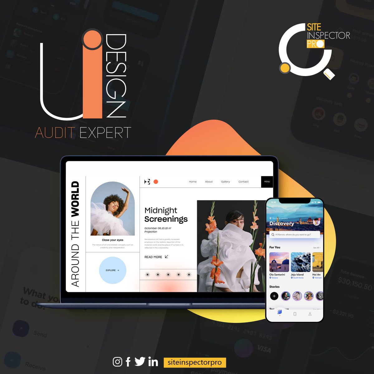 siteinspectpro's tweet photo. Don't let your online presence fall behind. Upgrade your UI design today and captivate your audience with a seamless and visually stunning digital experience. Contact us now to discuss your project and let our UI design expertise transform your online presence into extraordinary https://t.co/GTXMakqrQL