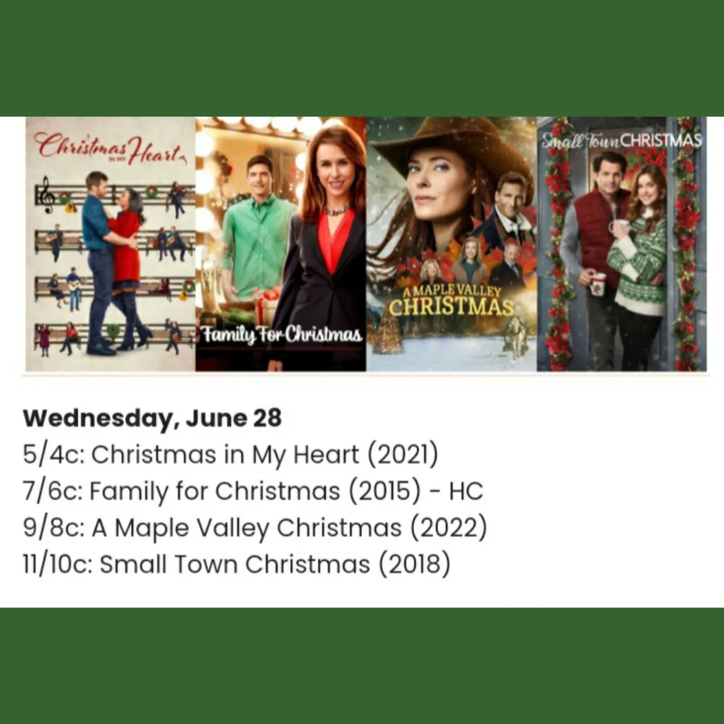 Hallmark Enthusiast 💍👰🤵🥂💒🍰🎄 on Twitter "Post 2/2 Hallmarks Movies