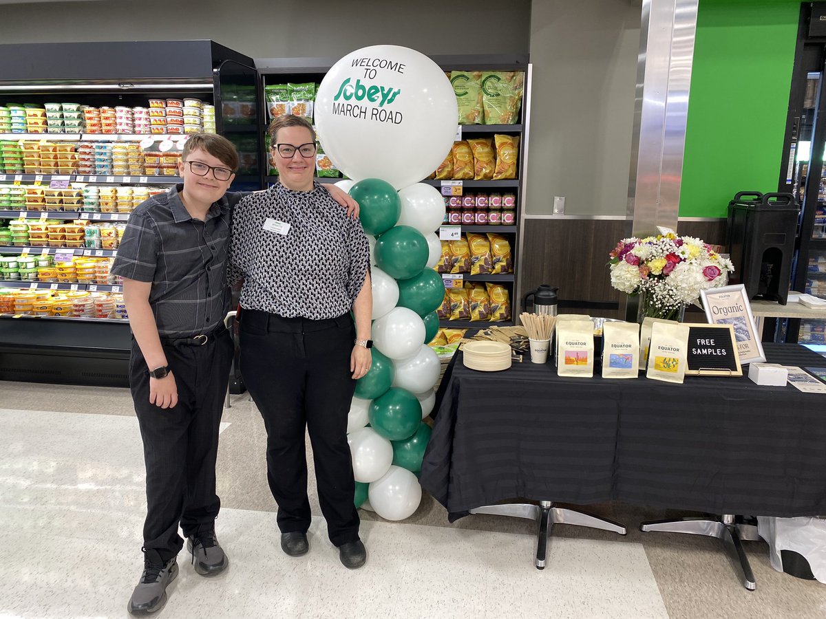 HawthornePS's tweet photo. Our wonderful School Council Chair, Brigitte Mcguey-Tuinder, and her family have opened their Sobey’s in Kanata! 840 March Rd. Go visit this lovely establishment and buy your groceries! Congrats Brigitte and family! We are very proud of you all! https://t.co/fNRQVDPxFX