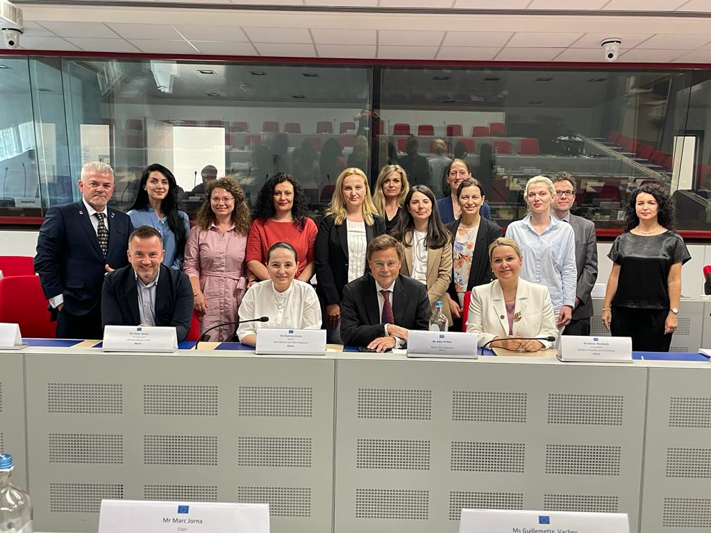 adrian_kamenica's tweet photo. Very proud of my (old) team at the Ministry of Tourism and Environment, for the excellent presentation of the screening, for Chapter 27. Well done guys!#Albania #AlbaniaInEU #EU_Integration #DGNear https://t.co/vqtMEdWtwT