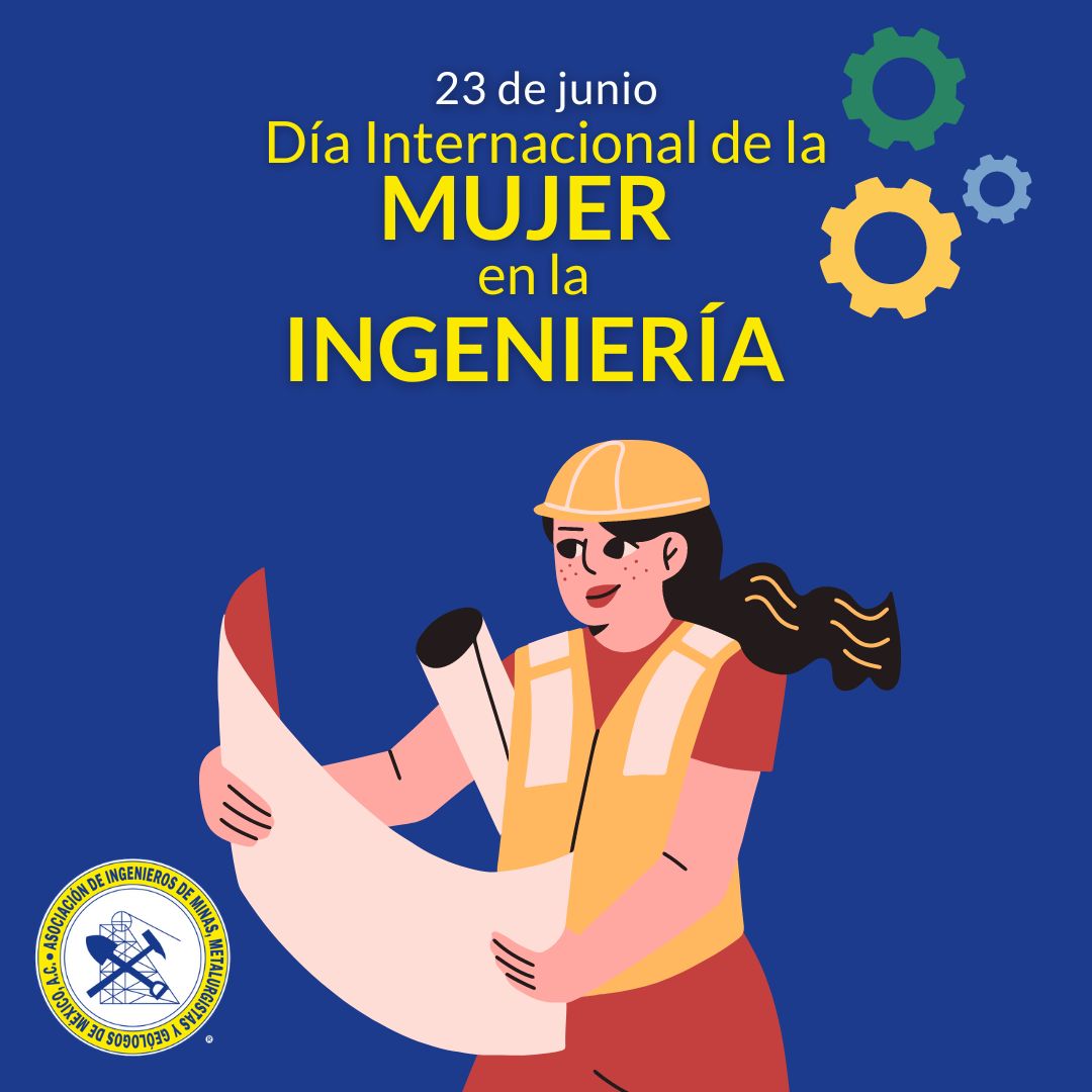 Hoy felicitamos a todas las mujeres ingenieras, y en especial a las que forman parte al sector minero destacando su compromiso, entrega y aportes a nuestro gran gremio y a la Sociedad. 👷‍♀️
#DiaDelamujerenlaingenieria #DiaDeLamujerIngeniera