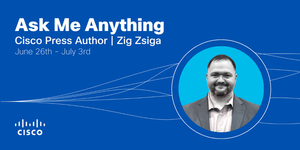 Chat with me and your peers live next week about the latest tech questions and so much more.  We are going to have so much fun. Make sure to be there! 🤓   insideradvocates.cisco.com/join/ZigZsiga

#AskMeAnything #CiscoInsiderAdvocates #JoinTheCommunity #NetworkingCommunity #EngageWithZigZsiga