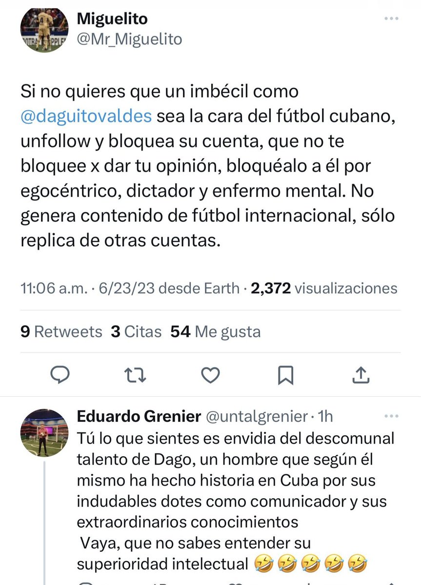 Daguito Valdés tweet media