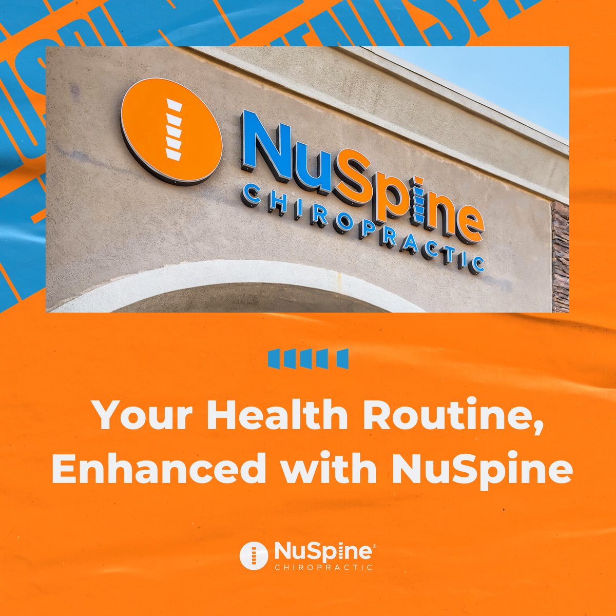 nuspine_chiro's tweet image. Enhance your health routine with NuSpine: diet, sleep, and habits matter. Chiropractic adjustments add wellness. Affordable, convenient care by NuSpine makes integration easier. Book now! #RoutineRevolution #NuSpineChiro