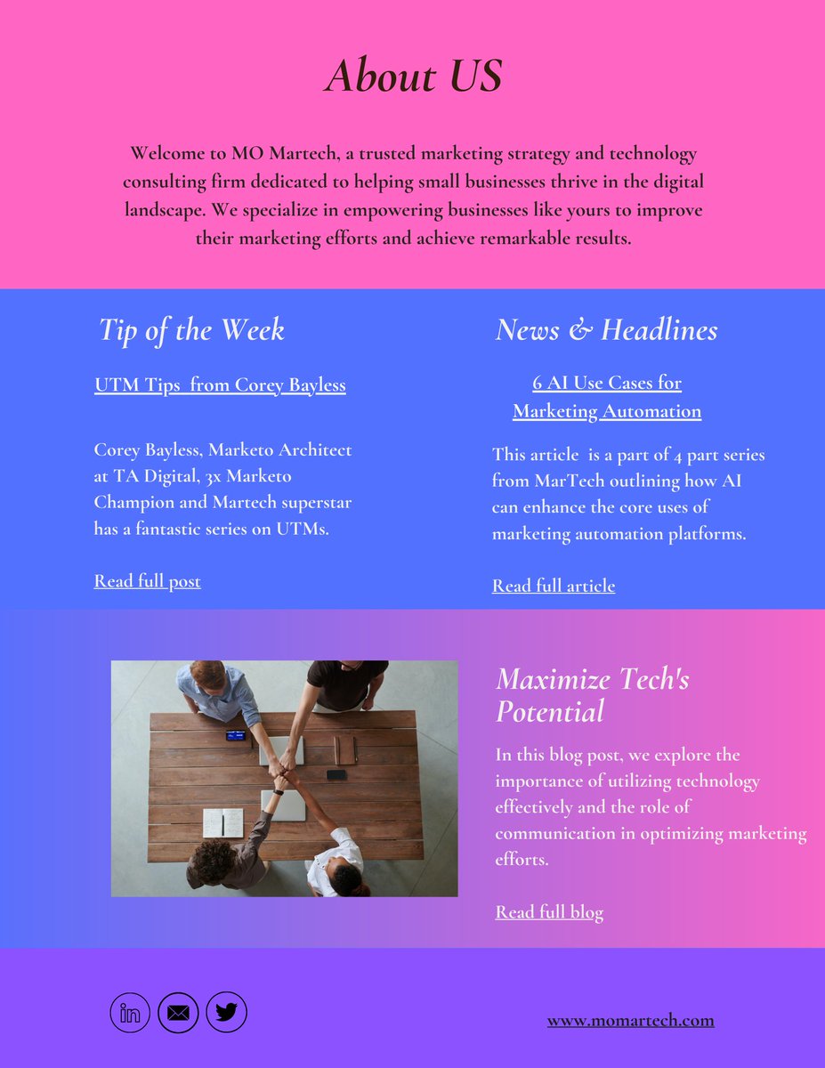 MoniOloyede's tweet photo. Check out our weekly newsletter as your go-to resource for expert insights and valuable content tailored specifically to the #marketing world. 

Don't miss the June 23, 2023 edition, packed with strategies, tips, and industry trends.

Read more https://t.co/wlL9lCcq6a https://t.co/7tAHsHrvsG
