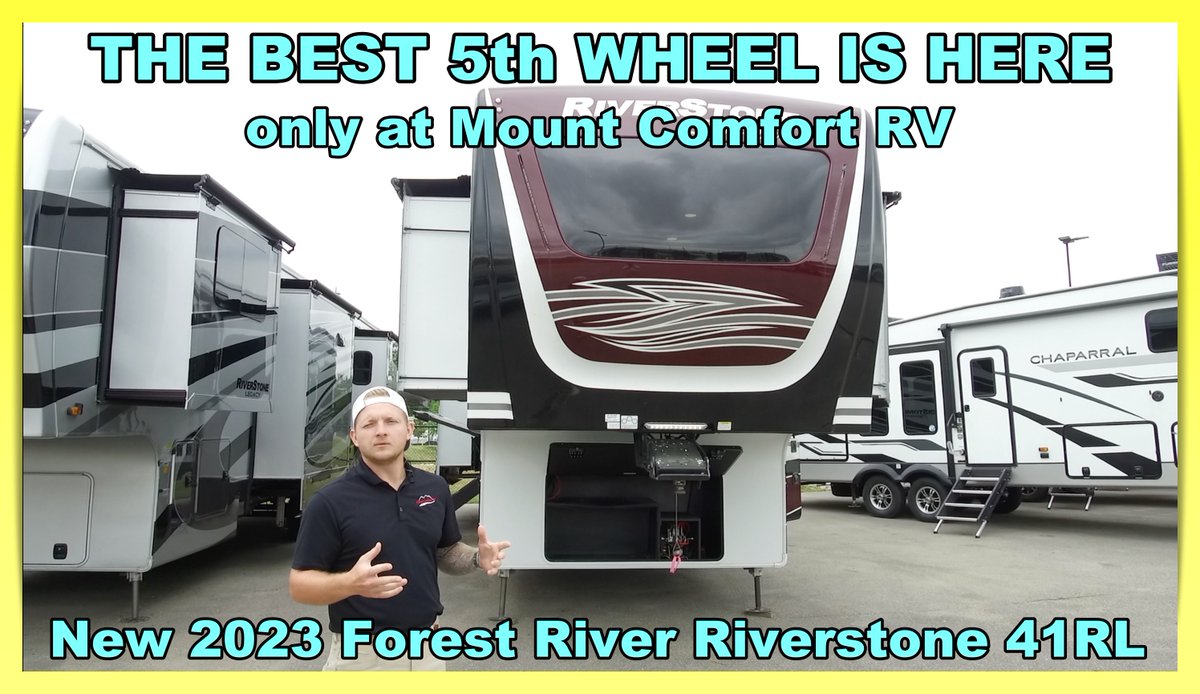 MountComfortRV's tweet image. The Best 5th Wheel 2023 Forest River Riverstone 41RL Review! Watch here: youtu.be/e3rW1K_gsCI via @YouTube Call (800) 899-6676 for more information! #mountcomfortrv #5thwheel #5thwheelfriday #rv #rvlife #rvliving #rvbusiness #rvdealership #greenfield #indianapolis #indiana