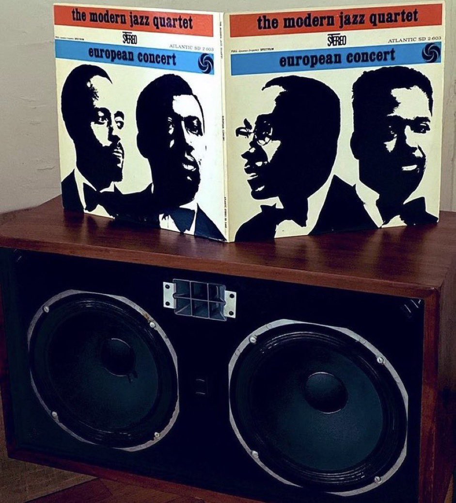 AwynCastro's tweet photo. #EuropeanConcert is a live album by American #jazz group #TheModernJazzQuartet featuring performances recorded in Sweden in April 1960 and originally released on two consecutive volumes on the #Atlantic label.

Happy #Friday! https://t.co/t27ELc7CYp