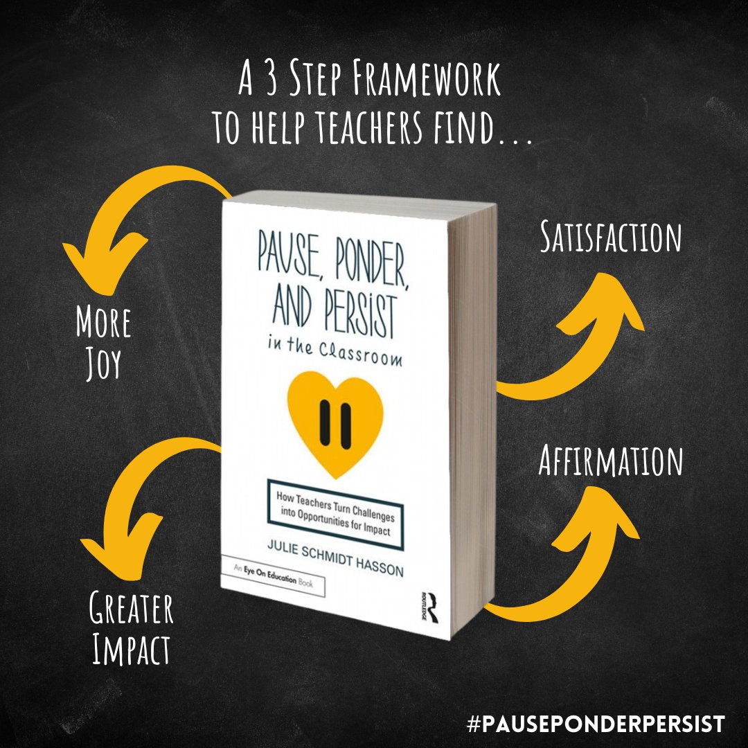 I spent a year researching the strategies impactful teachers use to stay longer, grow stronger, and keep making an impact. I'm so excited to share this book with you. Check it out at loom.ly/pY-ffCY
#teachers #teacherbook #teacherpd #k12 #pauseponderpersist