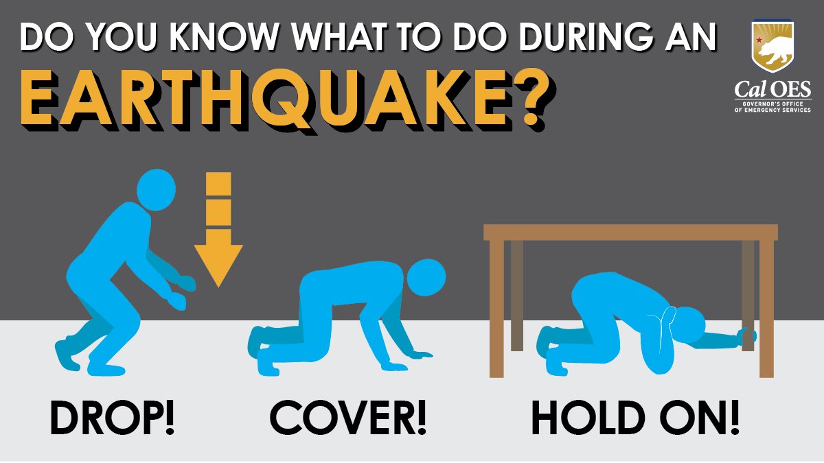 Cal_OES's tweet photo. #QuikTip on #Earthquakes: Develop a family emergency plan so that everyone knows what to do before, during and after an emergency. Download the @MyShakeApp today!

Learn More: https://t.co/e0n0xGFKEI https://t.co/M0p4UUy1WX