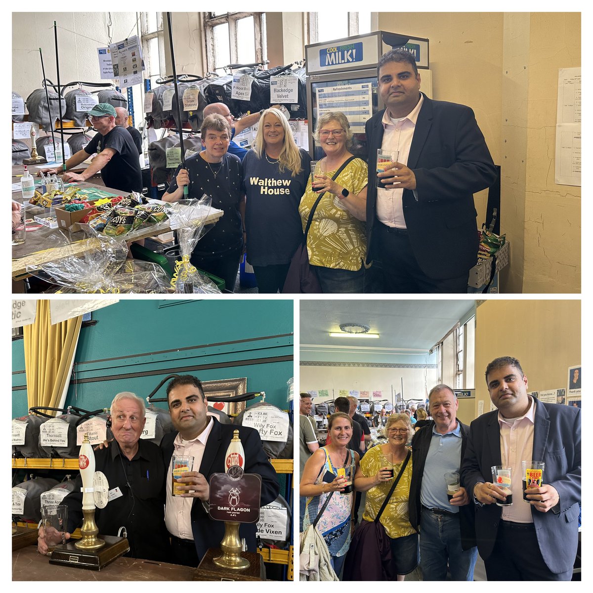 Wonderful atmosphere at Stockport Beer Festival.

Thank you to <a href="/skbeerfestival/">Stockport Beer Fest</a>, @SSCAMRA and all of the volunteers for hosting this event, as well as <a href="/WalthewHouse/">Walthew House</a> for running a charity bar.

Tickets are still available, so grab yours to try an excellent range of beers &amp; ciders🍻