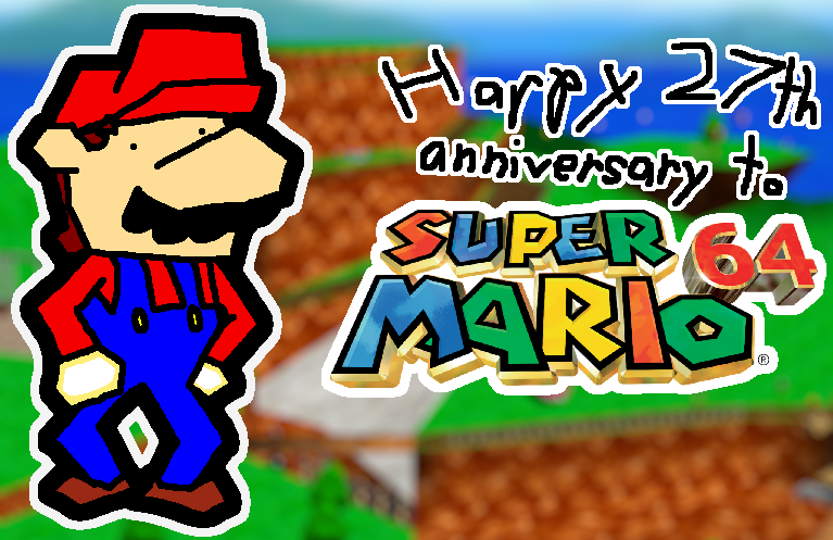 Good Marten game is 27 years old!!!!!!!!!
#SuperMario64