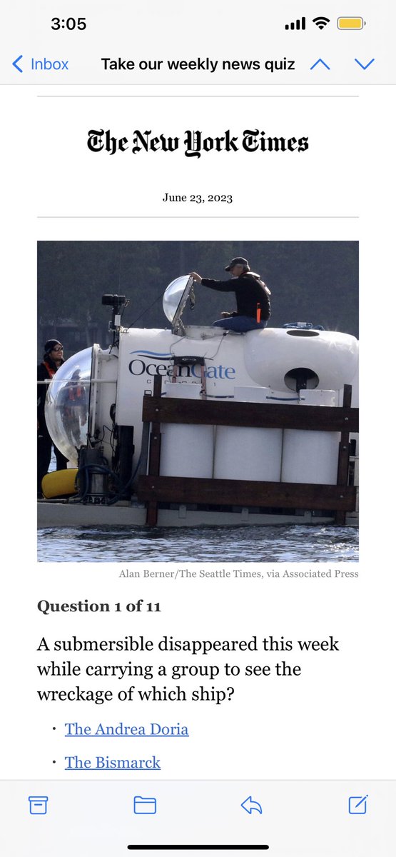 Hey its me the NYTimes pop quiz writer! 😜 Trivia time 🤪 where were the people who got crushed to death going when they got crushed to death? Lol!