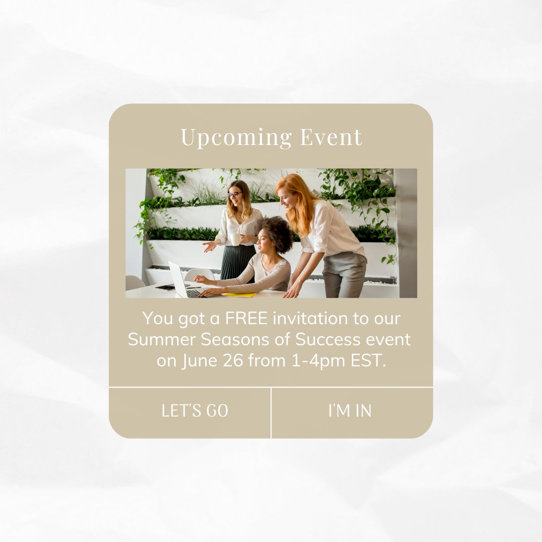 Only 3 days left 📣 until our Seasons of Success Summer Edit! 

This edition is designed to support early-stage founders in finding their path to profitability and growth. Let us know below which session you're looking forward to most 👇🏻

✨ RSVP for FREE: loom.ly/FOqbgcE