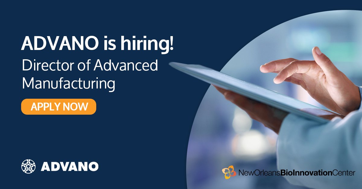 Do you want to join the future of battery technology? <a href="/ADVANOTech/">ADVANO</a> is looking for a Director of Advanced Manufacturing! Apply here: bit.ly/4435RsV
