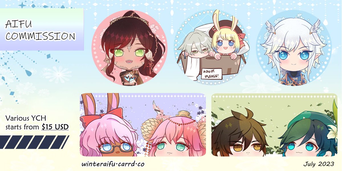 winter_aifu's tweet photo. ❄️COMMISSION OPEN❄️
RT &amp; likes are much appreciated!

Feel free to DM first if you have any questions,
visit my site to know how to order! 
(link in the comment) https://t.co/izcJvgb6lj