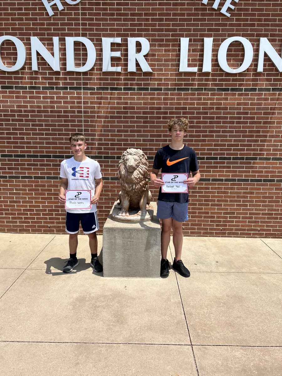 Another week at the office for <a href="/ponderisdlions/">Ponder ISD</a>!🔥

S/O to our Stars of the Week for serving their teammates while setting the standard!🙌

HI: Cody &amp; Mason
Girls: Kaelyn &amp; Skylar
Devo: Rhett &amp; Marshall

#FAM1LY