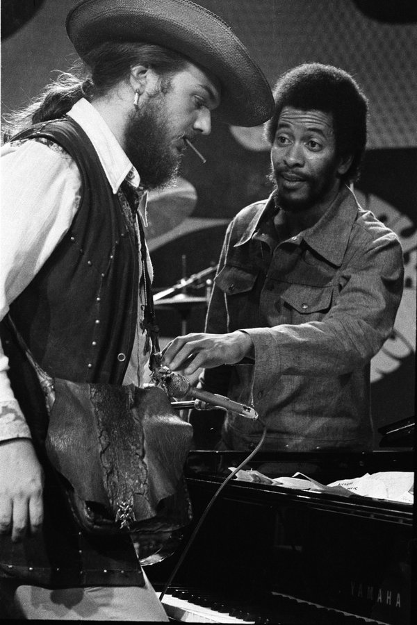 Dr. John and Allen Toussaint at <a href="/MontreuxJazz/">Montreux Jazz Festival</a> in 1974. 
[📸Michael Putland for Getty] #FlashbackFriday