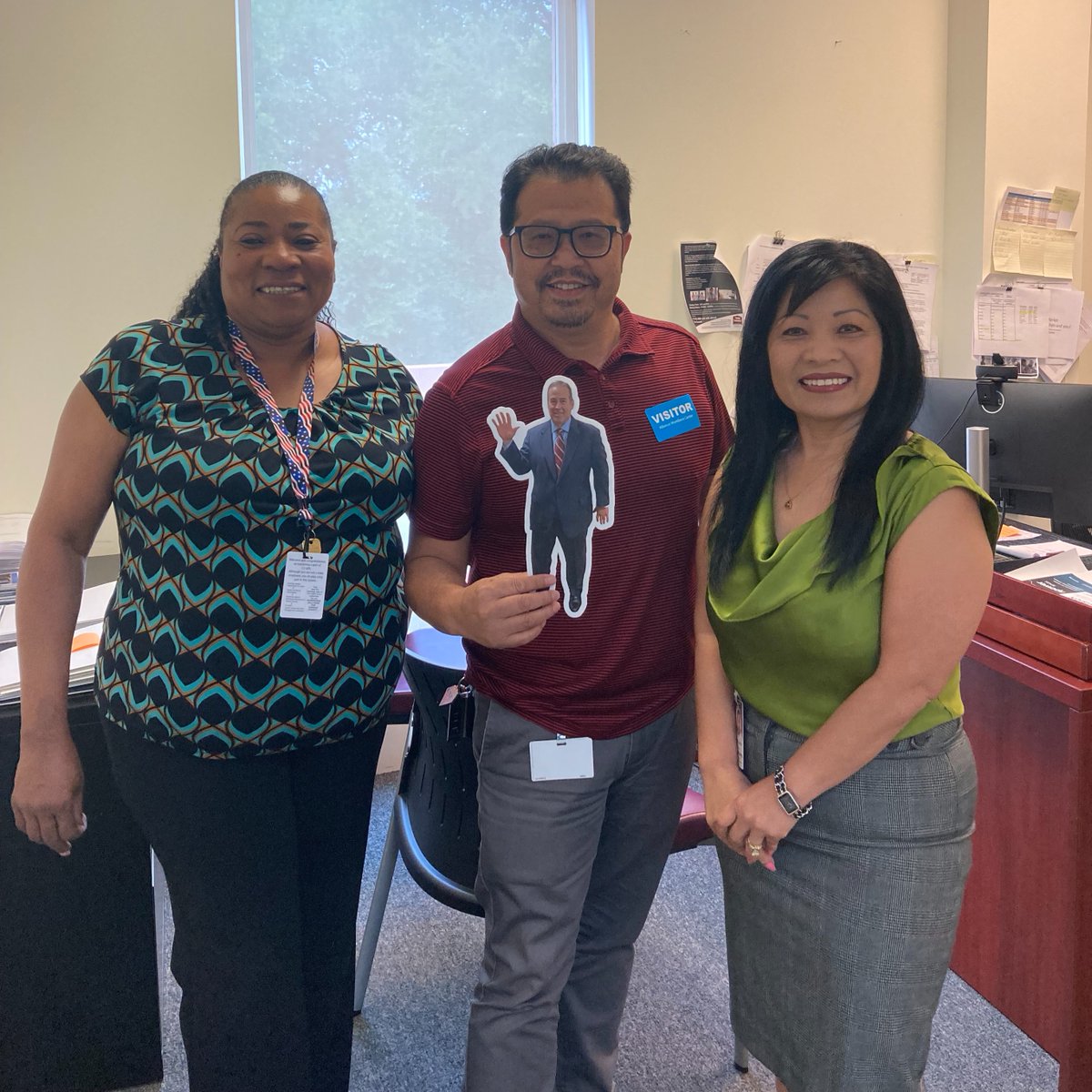 Looks like @TrevinoTWCLabor stopped by our Alliance Workforce Center this week. He is pictured here with members of our Business Solutions Team and employer @jcpenney.  #TreviñoAcrossTX #WSTCFLATCAT #WSTCAdventures