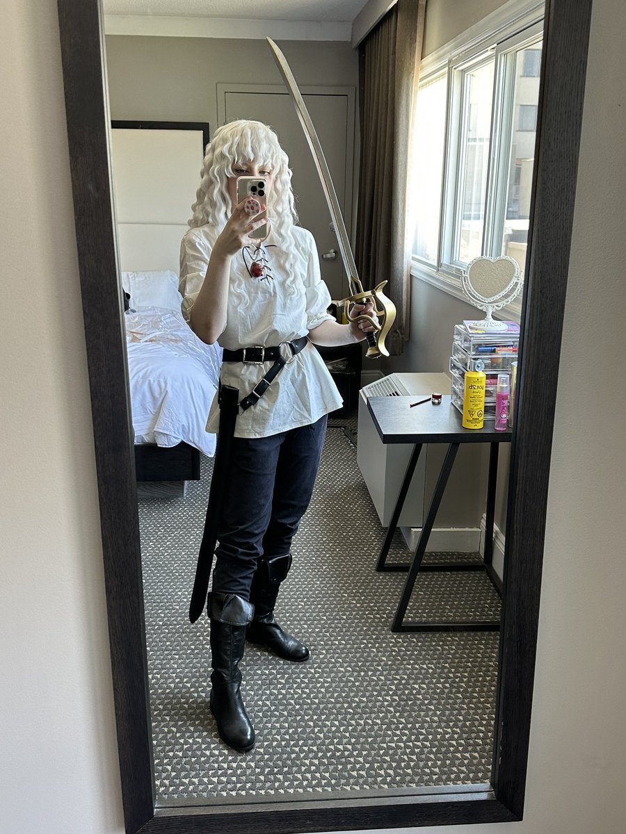 Heading to the con 🕊️ #griffith #berserk