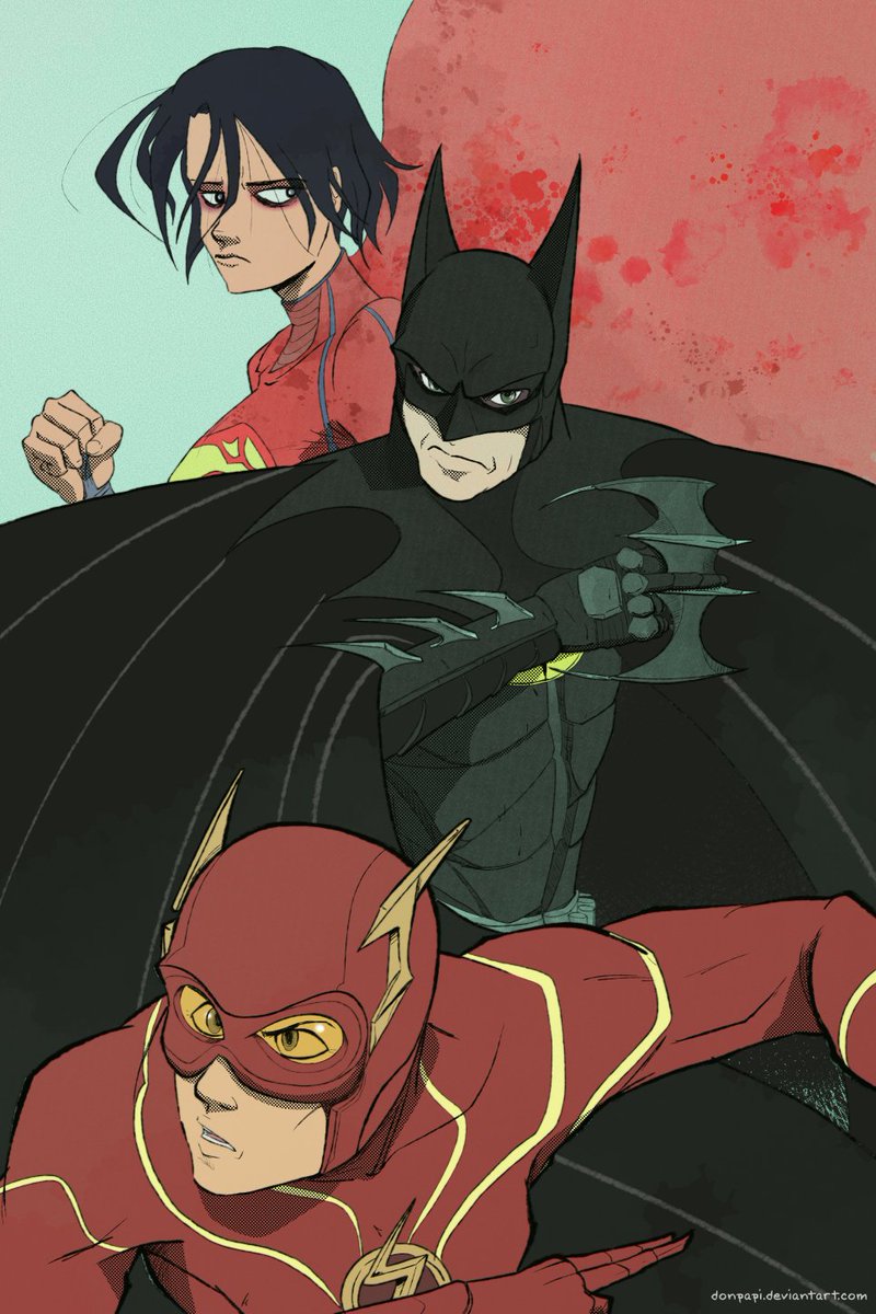 About #TheFlash , I'm not interested in convincing anyone, go see it if you  want. But I'll tell you, I love it 😃🤟 #batman #flash #supergirl #dccomics  In my DA account I, image size:800x1200