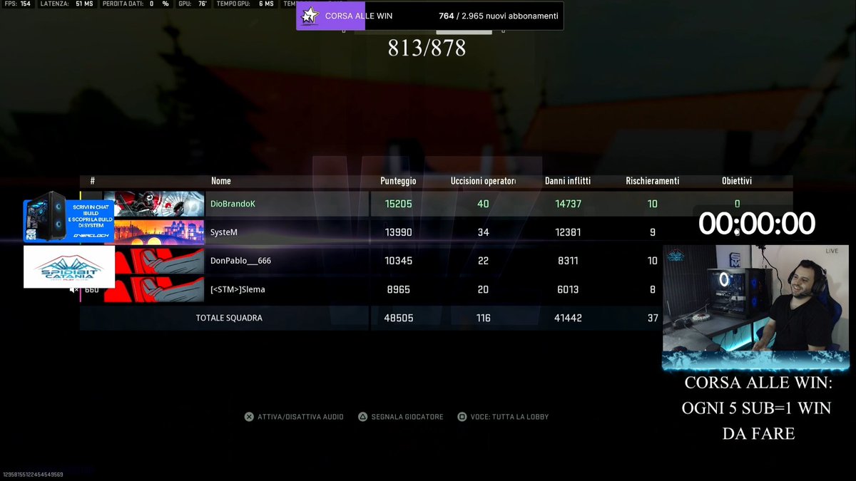 system_wz's tweet image. 🇮🇹🏆 RECORD ITALIANO VONDEL durante dei game con la chat 🔥